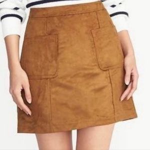 Old Navy Faux Suede Mini Skirt Size 12